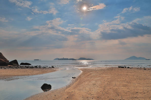 istock Sunset in Lung Kwu Tan, Hong Kong. 1125510249