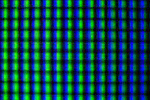 istock LED lights from computer monitor screen display panel for graphic website template. electricity or technology idea concept design. 1125513441