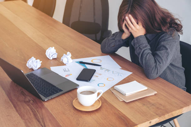 istock A businesswoman working with feeling frustrated and stressed 1125513924