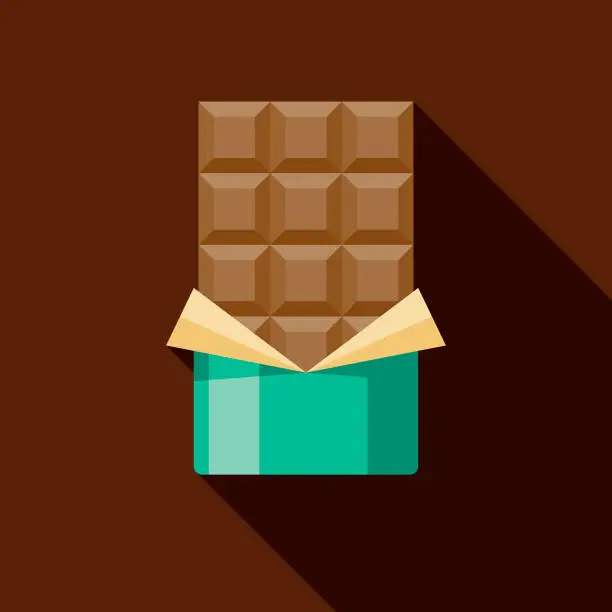 Vector illustration of Chocolate Bar Icon