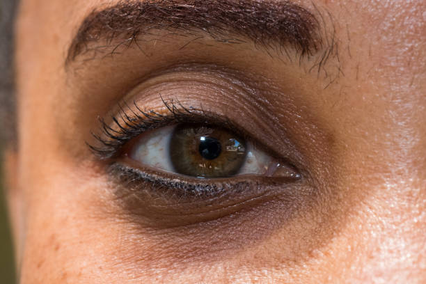 istock Closeup of a woman's brown eye 1125523259