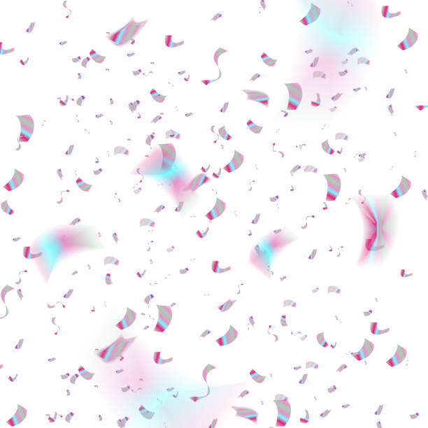 holographische folie glitter konfetti abstrakten hintergrund - spectrum lighting equipment glamour defocused stock-grafiken, -clipart, -cartoons und -symbole