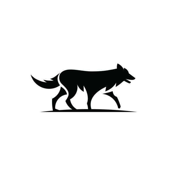 Wolf Walking Icon Stock Illustration - Download Image Now - Wolf, Icon,  Logo - iStock