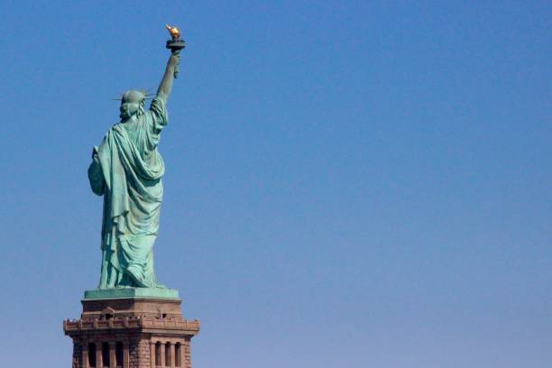 istock Back of the Statue of Liberty 1125530789