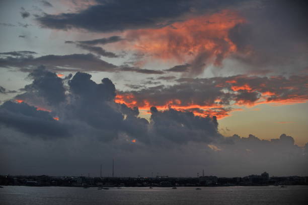 istock Colorful sunset in the Caribbean. 1125543406