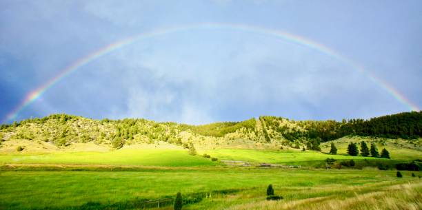 istock A vivid rainbow appears above Montana. 1125543579