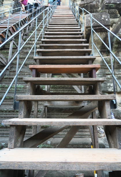 istock A steep staircase to the third level Angkor Wat in Siem Reap, Cambodia 1125544713