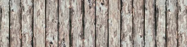 широкий деревенский деревянный фон бревен - старые деревянные доски панорама - surface level full frame large obsolete стоковые фото и изображения