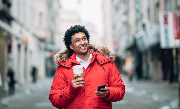 istock Modern man walking on the street 1125577185
