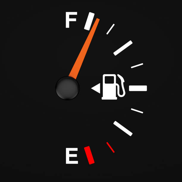 istock Fuel Dashboard Gauge Showing a Full Tank. 3d Rendering 1125580442