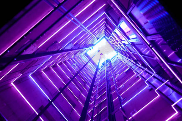 Illumination in a glass lift
