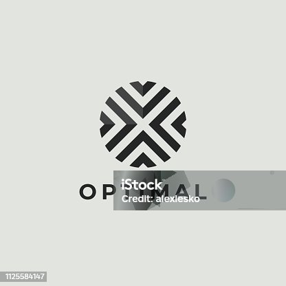 istock Letter O Logo Icon Design Template. Technology Abstract Line Connection Circle Vector Logotype 1125584147