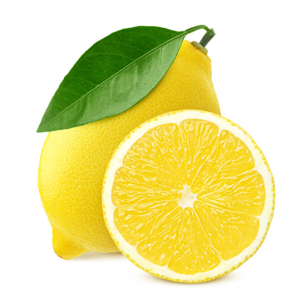 istock lemon, isolated on white background, clipping path, full depth of field 1125584334