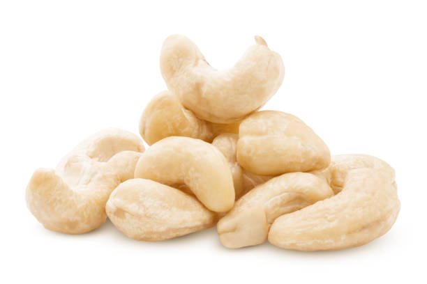 istock cashew nut isolated on white background, clipping path, full depth of field 1125584343