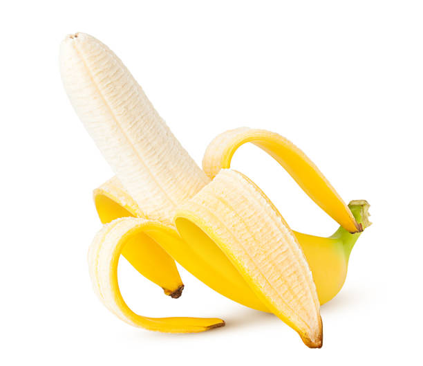 istock banana isolated on white background, clipping path, full depth of field 1125584455