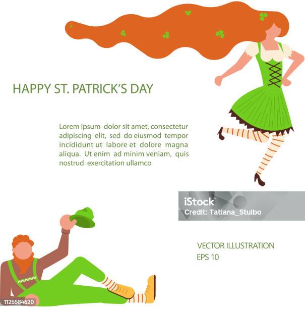 St Patricks Day Banner Stock Illustration - Download Image Now - Luck, People, St. Patrick's Day