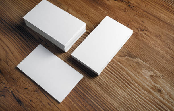 istock White business cards 1125587118