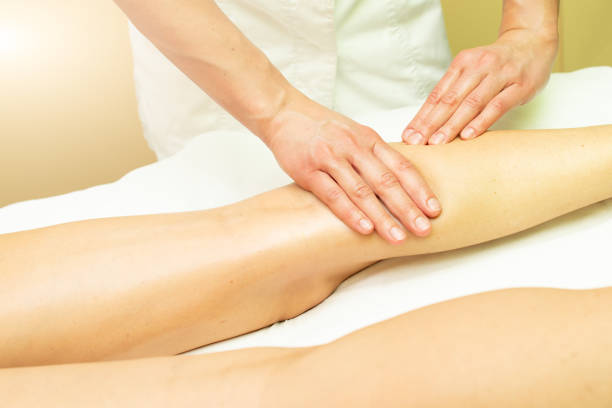istock A calf aesthetic massage in an esthetic studio 1125587533