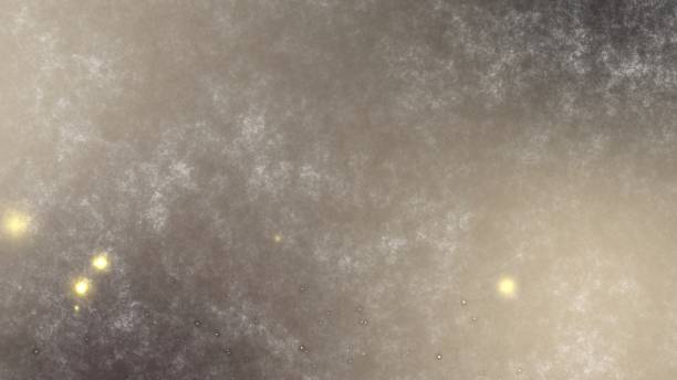 istock 3d rendering flickering gold and red small particles. Abstract digital background graphic with simple random blurry small circles bokeh particular pattern design 1125587578
