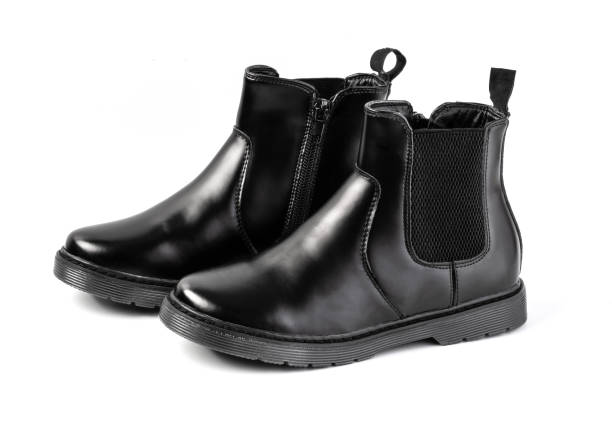 istock Black male leather shoe i 1125587707