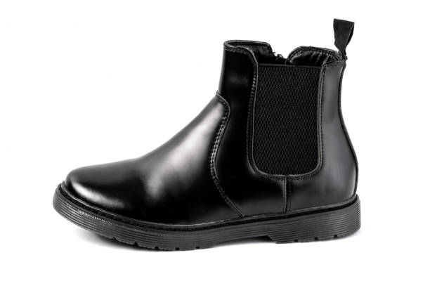 istock Black male leather shoe i 1125587714