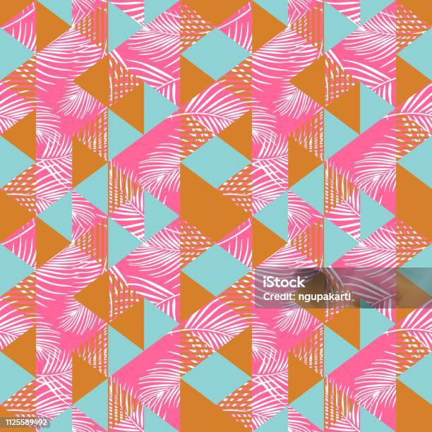 Exotic Pattern Triangular Seamless Exotic Triangle Pattern Stock Illustration - Download Image ...
