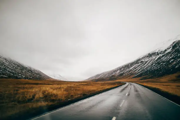 Photo of Empty road in Iceland