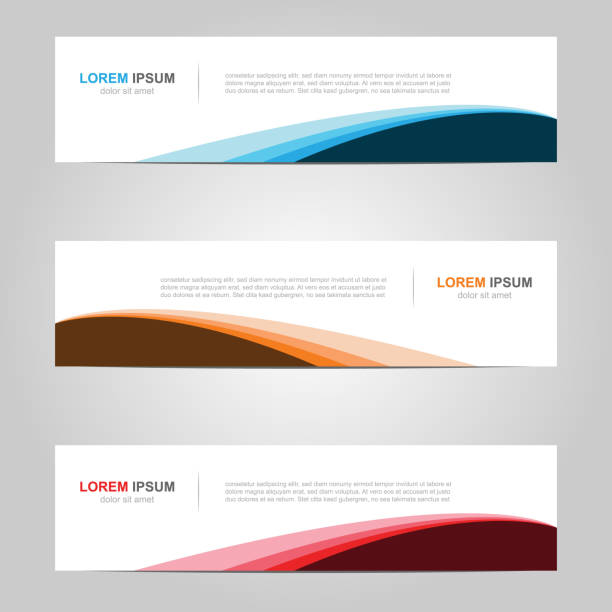Modern Banner template design with abstract background vector art illustration