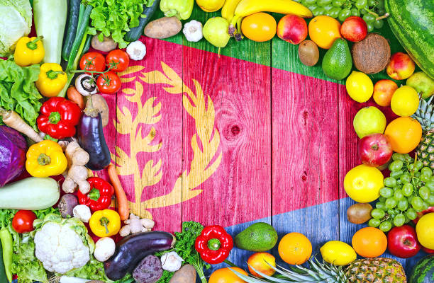 istock Fresh fruits and vegetables from Eritrea 1125591328