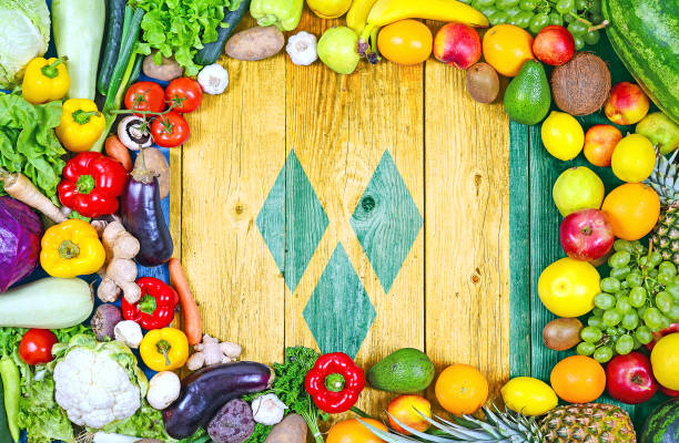 istock Fresh fruits and vegetables from Saint Vincent and Grenadines 1125591467