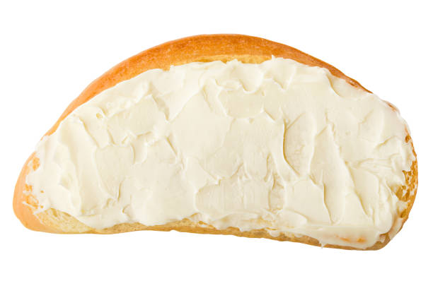istock bread with butter, isolated on white background, clipping path, full depth of field 1125591811