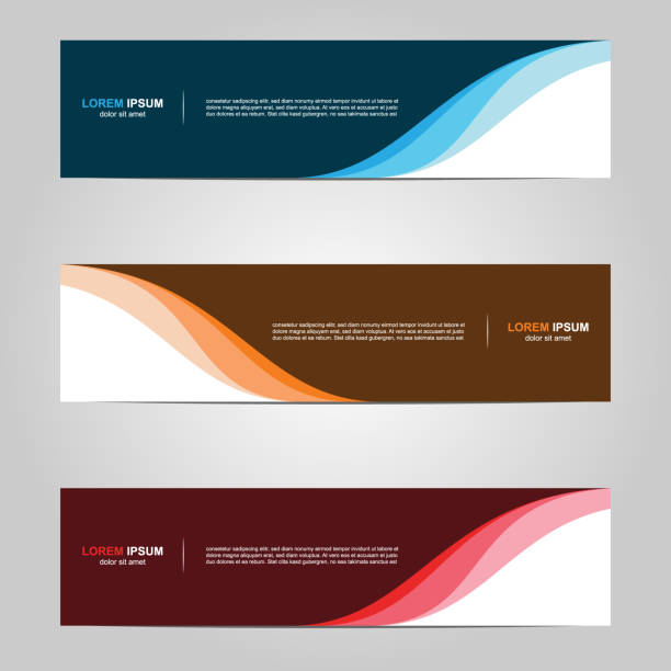 Modern Banner template design, with abstract background vector art illustration