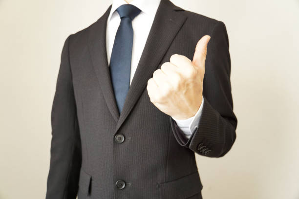 istock Businessman to make a good sign. 1125611622