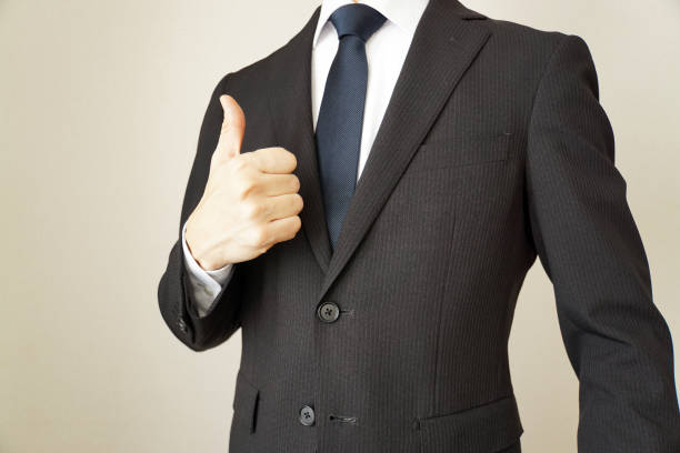 istock Businessman to make a good sign. 1125611672