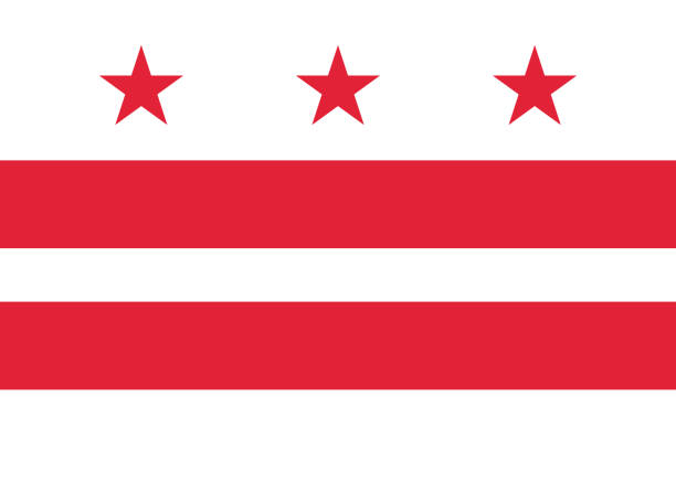 Flag Washington DC Flag Washington DC. Background United States State washington dc stock illustrations