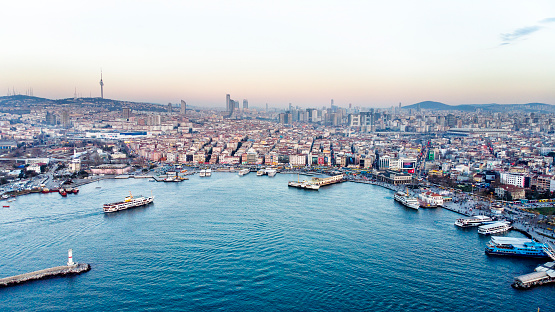 Vista aérea de todos Kadikoy - Estambul photo