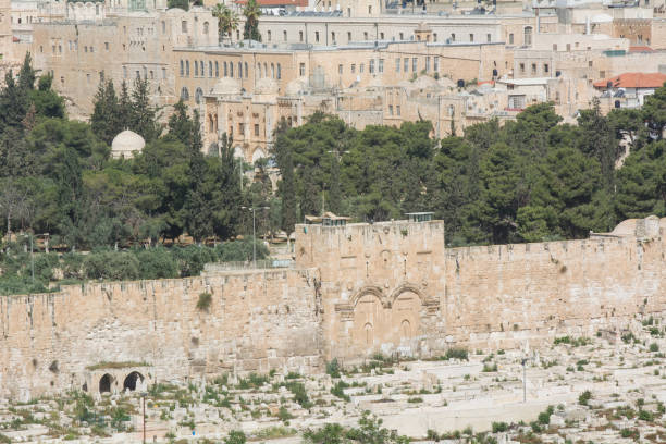 istock Jerusalem city and the Golden gate 1125614228