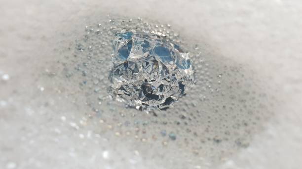 istock Abstract background with glass crystals, soap bubbles and copy space 1125622158