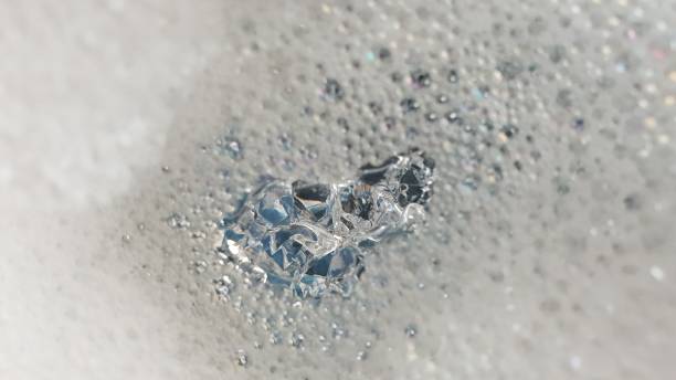 istock Abstract background with glass crystals, soap bubbles and copy space 1125622185