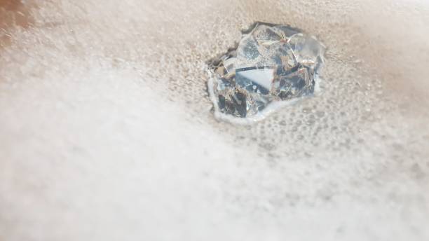 istock Abstract background with glass crystals, soap bubbles and copy space 1125622341