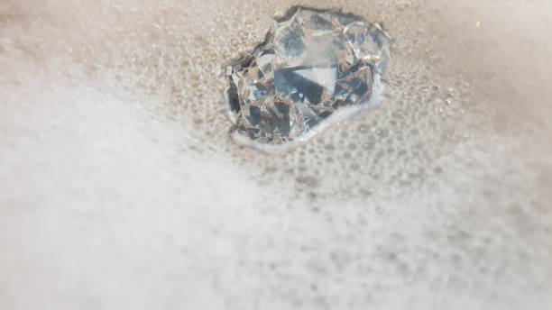 istock Abstract background with glass crystals, soap bubbles and copy space 1125622353
