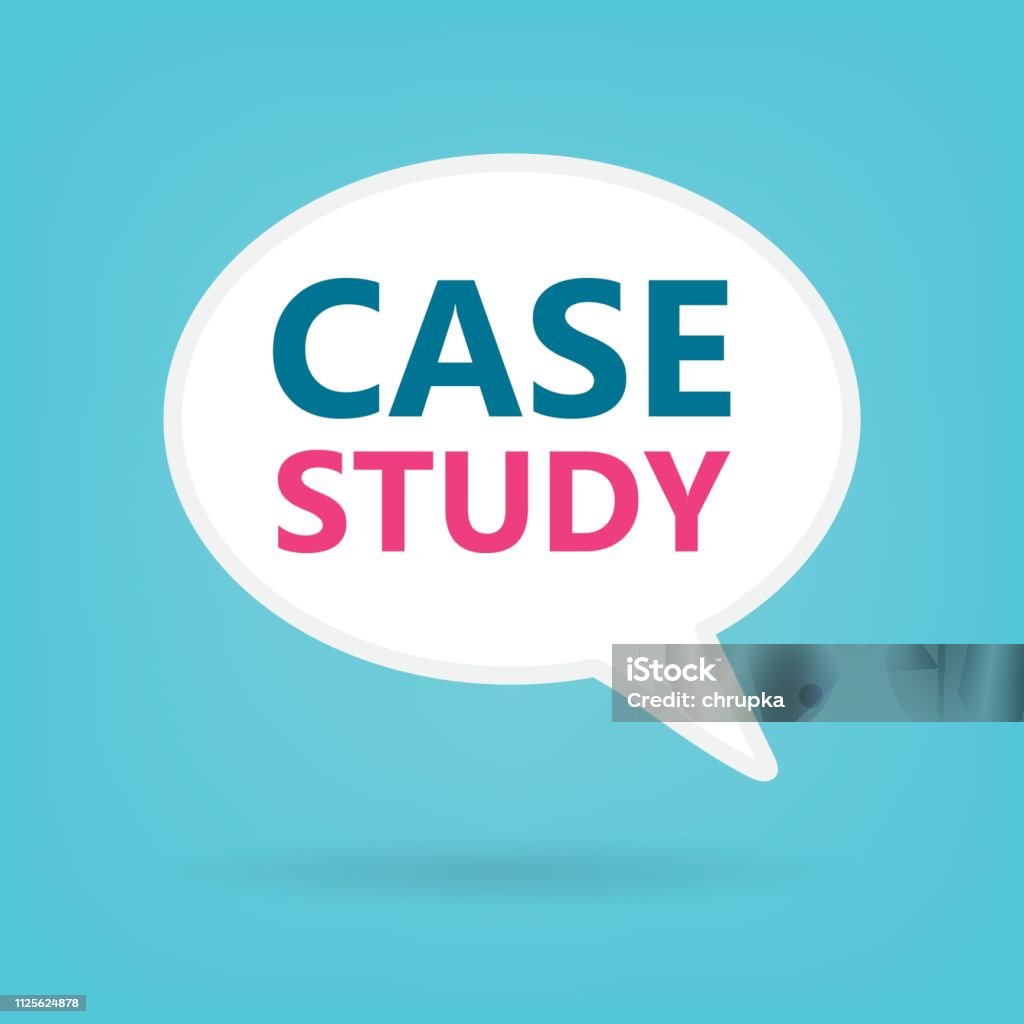 Case Discussion Vector Case Study Written On A Speech Bubble Stock Illustration - Download ...