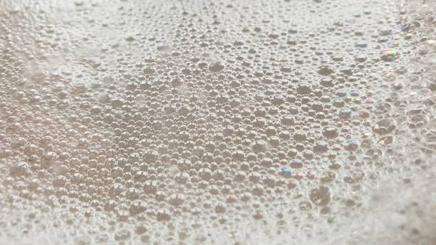 istock Abstract white background comprised of soap suds with space for copy 1125627148