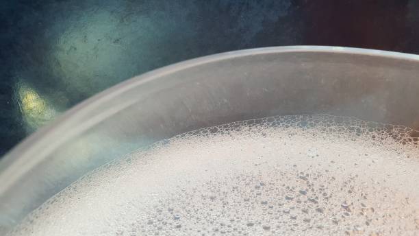 istock Abstract white background comprised of soap suds with space for copy 1125627208