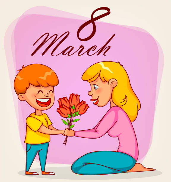 Happy International Womens Day Greeting Card Stock Illustration - Download  Image Now - Adult, Banner - Sign, Blossom - iStock