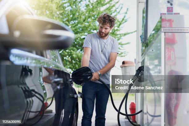 You Wont Get Far Without Gas Stock Photo - Download Image Now - Gas Station, Refueling, Car