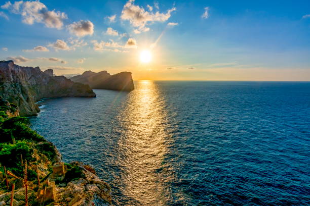 istock Sunset at sea from Formentor cape, Mallorca, Spain 1125630405