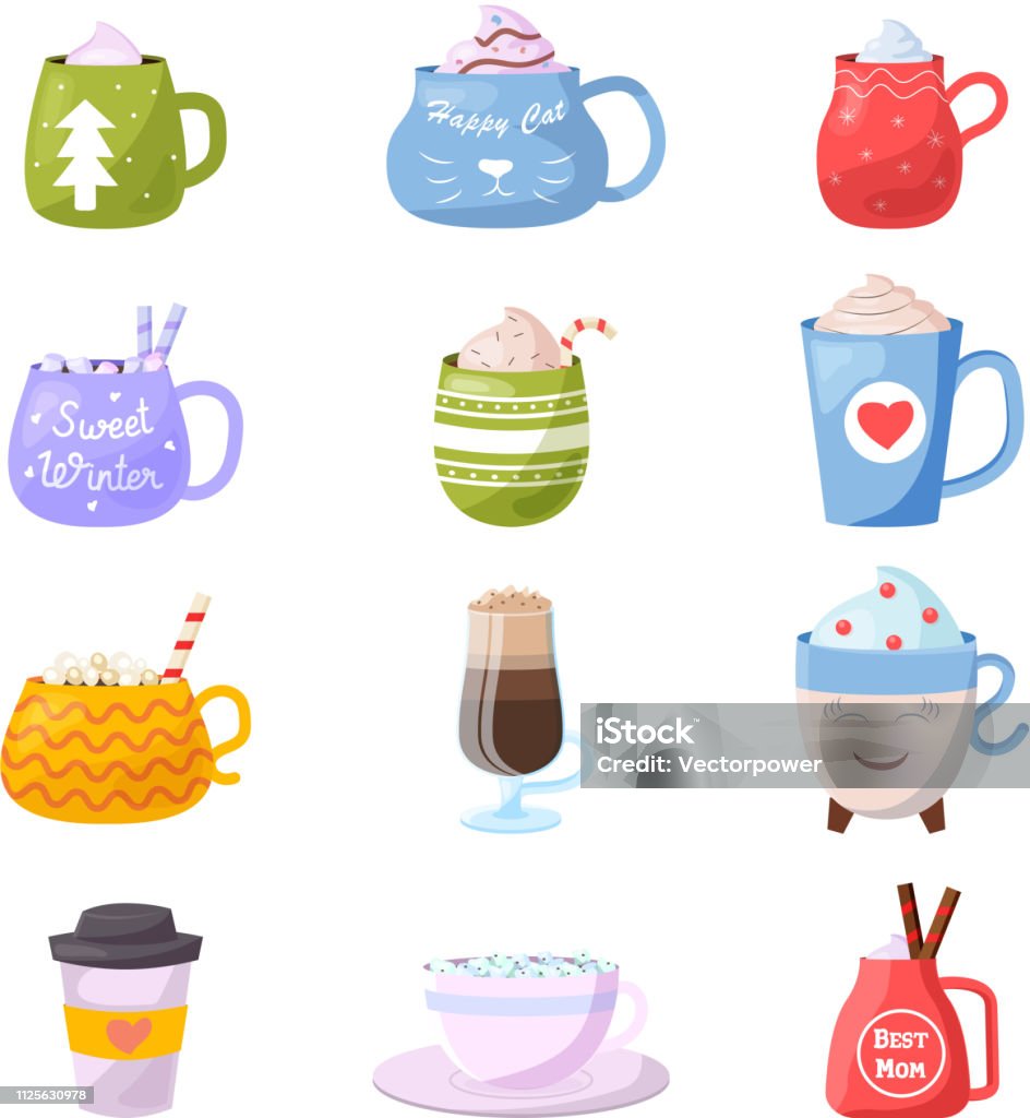 Ilustración de Vector De Dibujos Animados Taza Niños Taza Caliente De Café O Té Tazas En Cam y más Vectores Libres de Derechos de Navidad - iStock Ilustración de Vector De Dibujos Animados Taza Niños Taza Caliente De Café O Té Tazas En Cam y más Vectores Libres de Derechos de Navidad - iStock