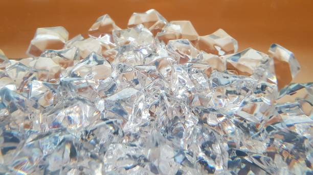 istock Close up of glass crystals with copy space 1125631711