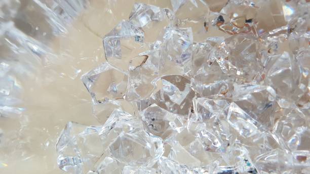 istock Close up of glass crystals with copy space 1125631920